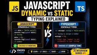 Dynamic vs Static Typing in JavaScript | JS Interview Series #1