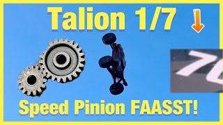 Arrma Talion 17 Speed Pinion Is Fast
