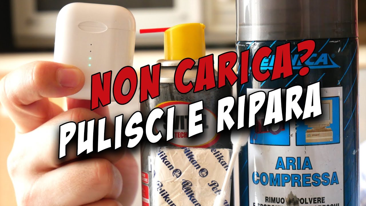 Pulizia Tws i10 Airpods i12 non si caricano? - YouTube