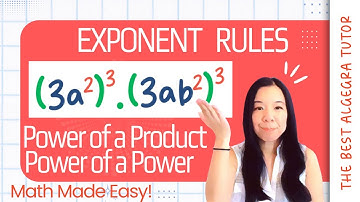 Rule of Exponents Power of a Product | Law of Exponents Power of a Power