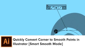 Quickly Convert Corner to Smooth Points in Illustrator [Smart Smooth Mode] | InkScribe