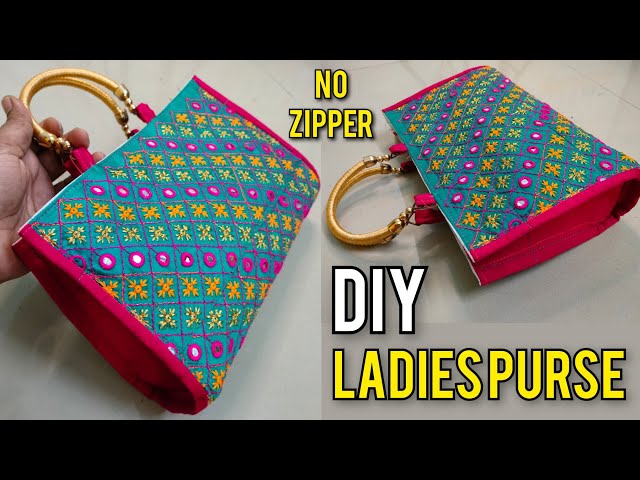 कुर्ती के बचे हुए कपड़े से बनाए सुन्दर सा बैग / market bag/shopping bag/  lunch bag ll shoulder bag - YouTube | Diy bag designs, Patchwork bags, Bag  pattern