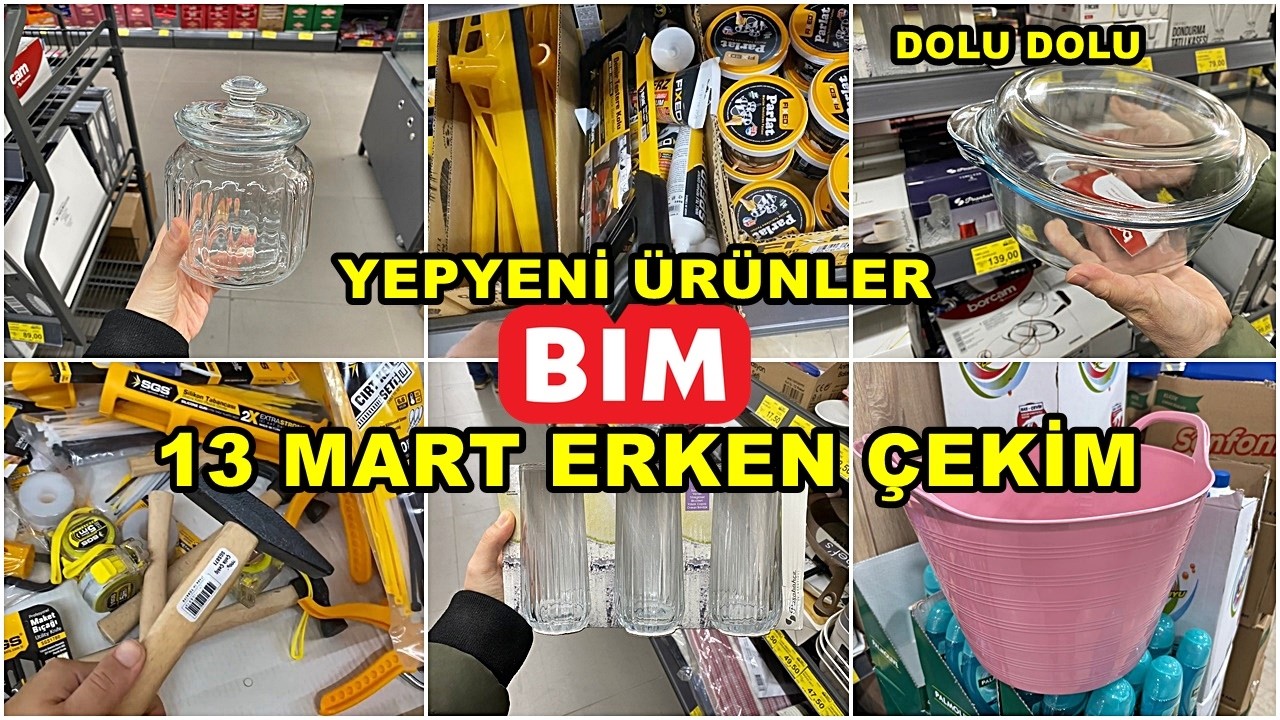 BİME GELDİ HEMEN ALDIK💃BİM 13 MART 2026 CUMA💃/GERÇEK İLK VE TEK ERKEN ÇEKİM❗️/YEPYENİ ÜRÜNLER/