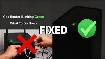 COX ROUTER BLINKING GREEN: TROUBLESHOOTING GUIDE