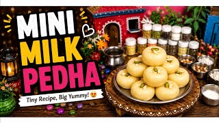 Mini Kitchen Special : Milk Pedha Recipe 🥛 ... Mini Munch Food Kitchen #minivlog #viral  screenshot 5