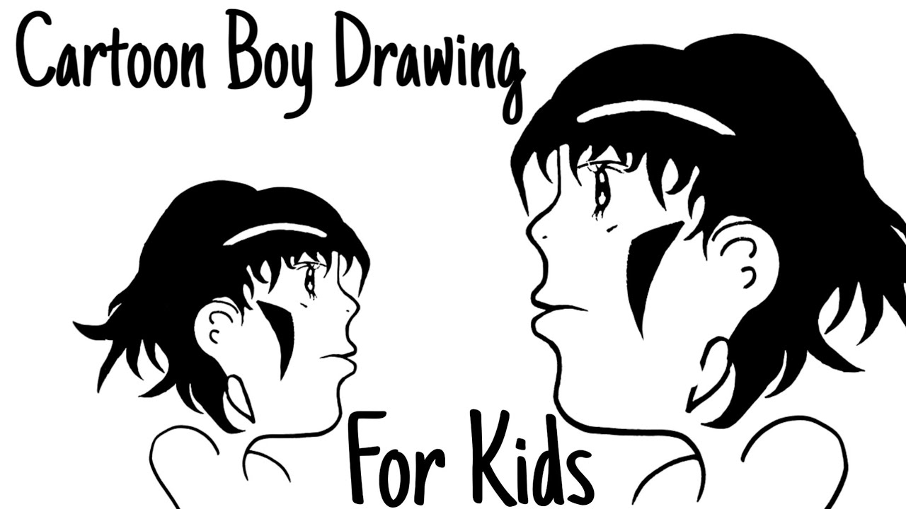 Featured image of post How To Draw A Cute Boy For Kids : Ok draw 3 circles i&#039;m the eyes and shade in around it now your pretty much done you can add more bye colouring it in giving him/her a collar etc.