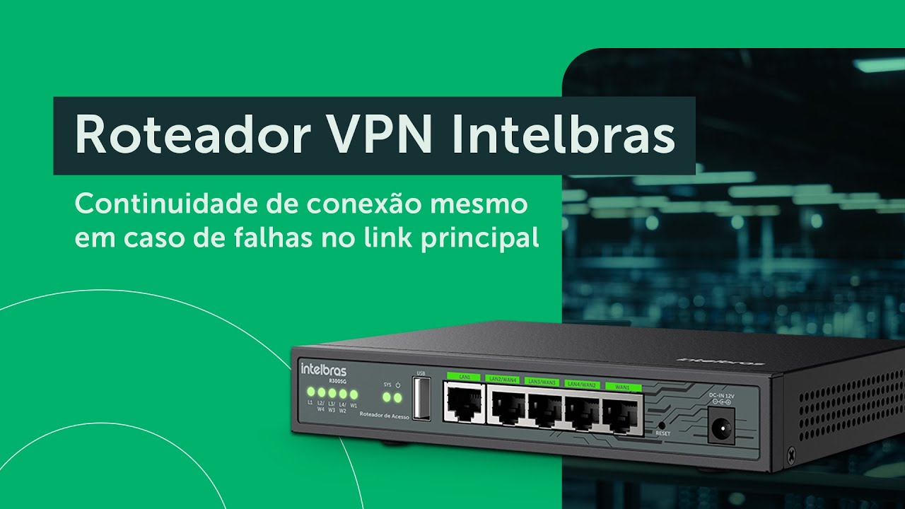 R3005G: Roteador VPN com 5 portas Gigabit Ethernet - YouTube