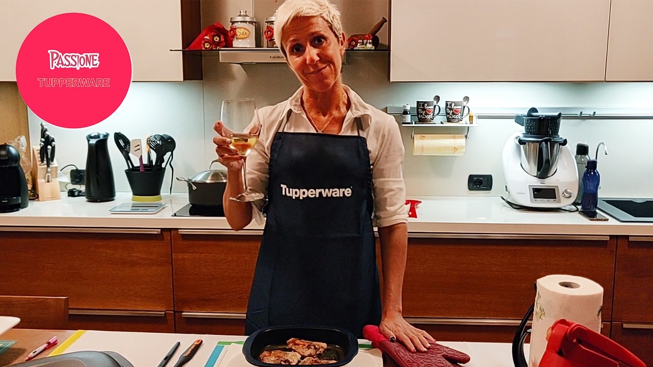 POLLO ARROSTO e patate al forno con Tupperware