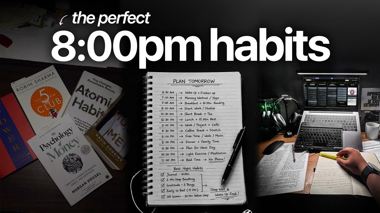 Эти ночные привычки изменят вашу жизнь (делайте это перед сном)