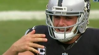 In the first half of sunday's game between oakland raiders and
carolina panthers, qb derek carr, suffered a dislocated pinky finger
on his throwi...