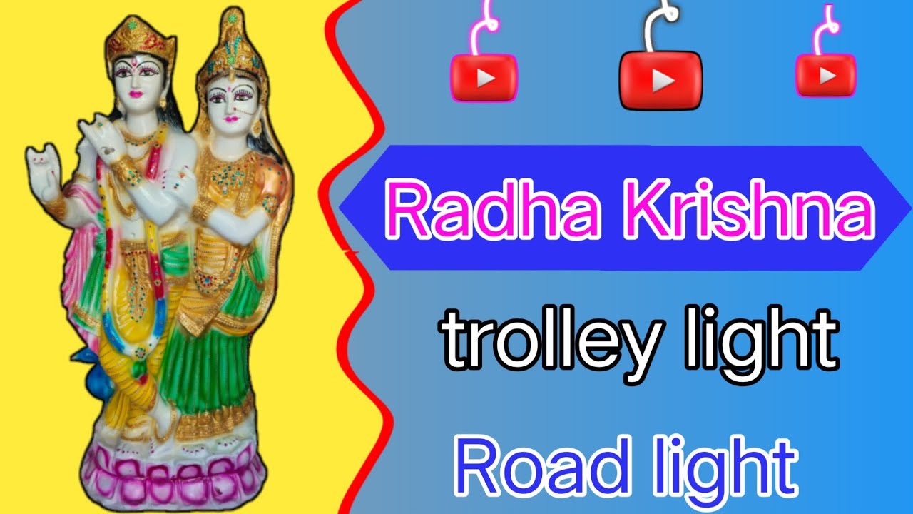Radha Krishna trolley light | Radha Krishna Road light | Radha Krishna barat light