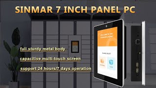 7 Inch Industrial Touch Screen Embedded Panel Pc For Smart Locker Wealth