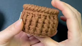 Flower Pot Crochet Pattern -Pretty Flower Pot Crochet Pattern or Basket For Home Decor
