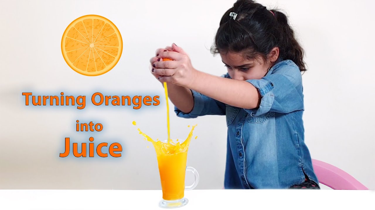 Turning Oranges into Juice (turn on the subtitle) YouTube