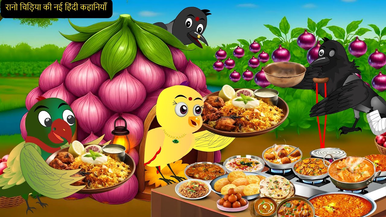 Rano Chidiya Wala Cartoon | कार्टून चिड़िया |  Episod Achi Cartoon | Hindi Kahani Dekhao | Chichu TV