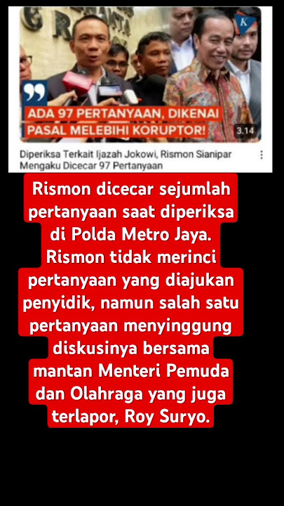 Rismon Dikenai Pasal Melebihi Koruptor #trending #quotes #shorts