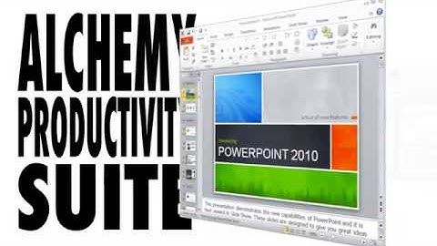 Alchemy Productivity Suite v9a