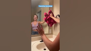MIRROR TRANSITION #wipeitdown #transition #viral