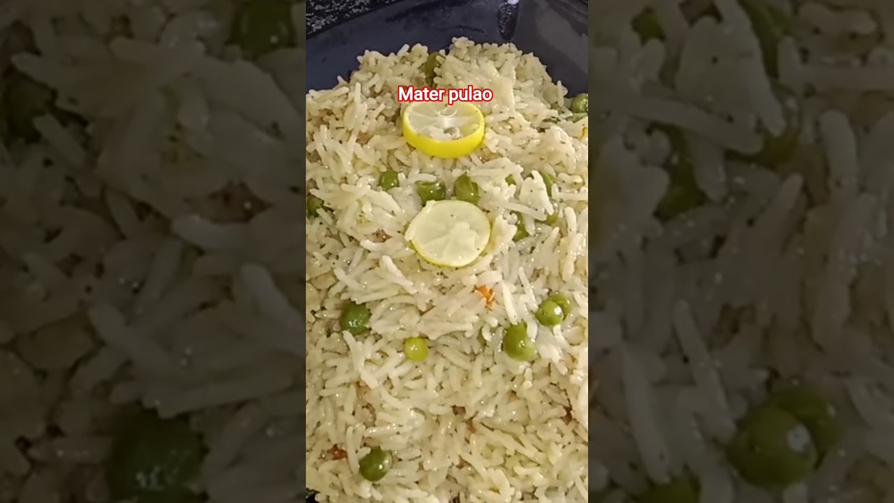 winter special mater pulao recipe