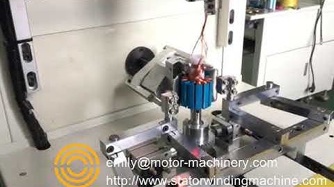 BLDC Stator Flyer Winding Machine for Axi 5345 Shanghai Wind Automation