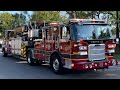 *Screaming Q Airhorn* Baltimore County Fire Department New Truck 13 Responding to an MVC 04/24/23