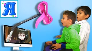 Веселые Детки Против Пылесоса VACUUM ATTACK FUNNY KIDS  Пылесос атакует Funny Baby /  Я  Yasin