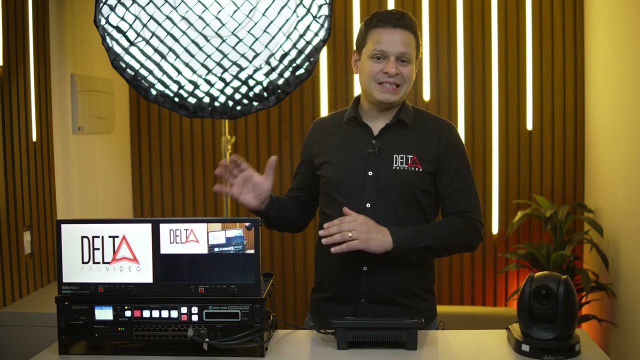 Solução completa para streaming e controle de câmeras - DATAVIDEO ICAST-10 NDI