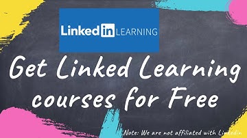 Free Linkedin Learning courses via public library