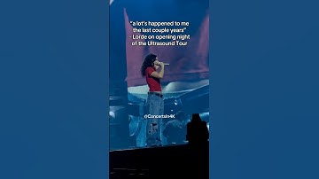 Lorde Concert - Ultrasound Tour - What Was That, Ribs, Team, David, Royals #lorde #lorde #lordemusic