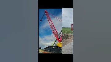 Tổ Hợp Siêu Cẩu Lắp Điện Gió #shorts