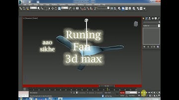 Tutorial on Modeling & Animating a Ceiling Fan in 3dsmax II Tutorial on Modeling