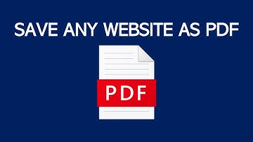 How to Save ANY Webpage as a PDF [2021 Tutorial]