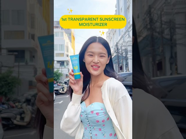 Available on Tokopedia! 😋 Transparent Sunscreen Moisturizer SPF 40 PA+++ 💖 #everydayeverywhere class=