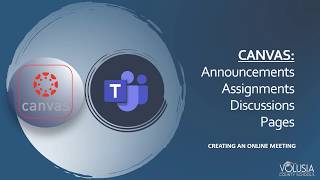 CANVAS- Creating a Microsoft Teams Meeting within Canvas