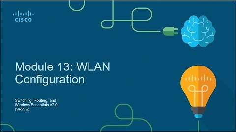 CCNA Module 13: WLAN Configuration