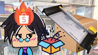 Unbox [Shopee] : แท่นตัดกระดาษ Fellowes รุ่น Neutron A4 Plus