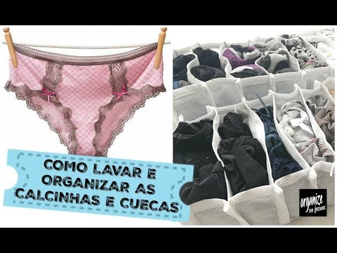 Vídeo: Como Cuidar E Lavar Sua Cueca