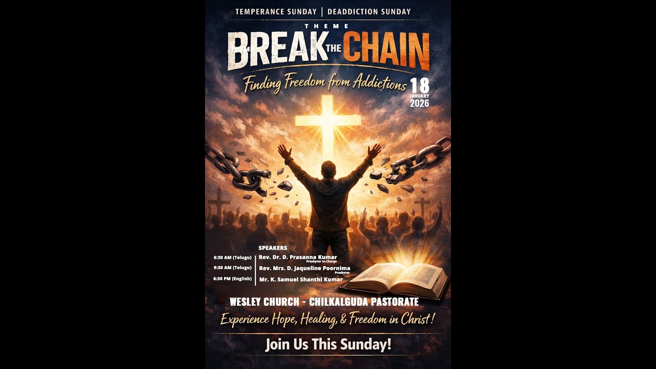18/01/2026|6:30 AM|Break The Chain.Finding Freedom from Addiction