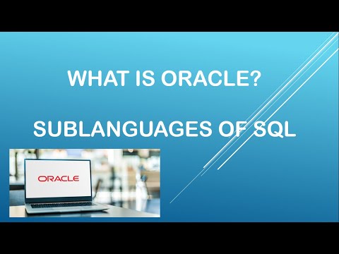 What is Oracle? | Types of Sublanguages in SQL