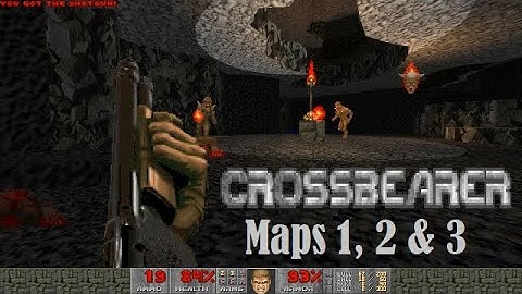 Doom 2: First attempt of Crossbearer - Maps 1, 2 & 3 by the legendary HAK3180 / UV / commentary