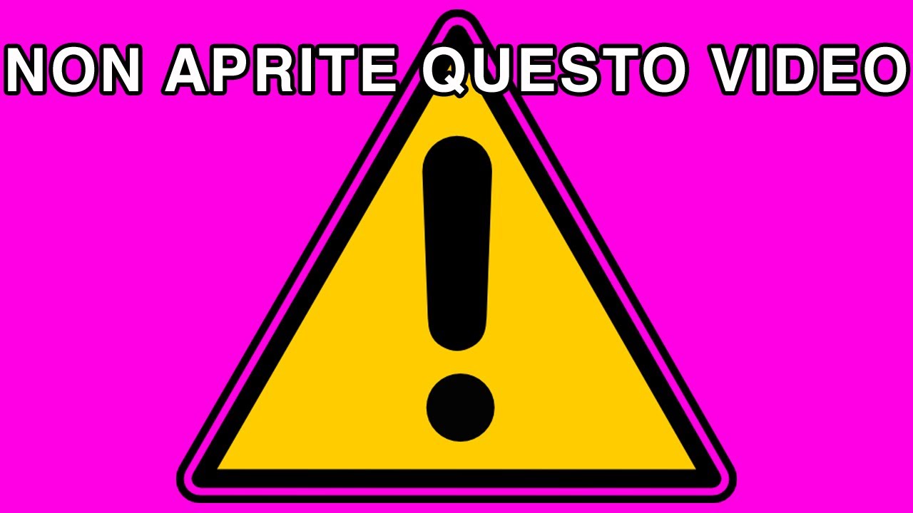 NON APRITE QUESTO VIDEO ..o forse si) YouTube NON APRITE QUESTO VIDEO ..o forse si) YouTube