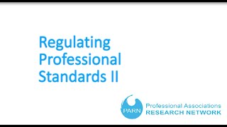 Regulating Professional Standards II