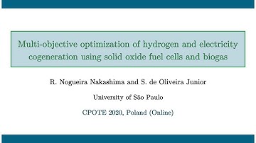 Multi-objective optimization of hydrogen and electricity cogeneration using s SOFCs and biogas