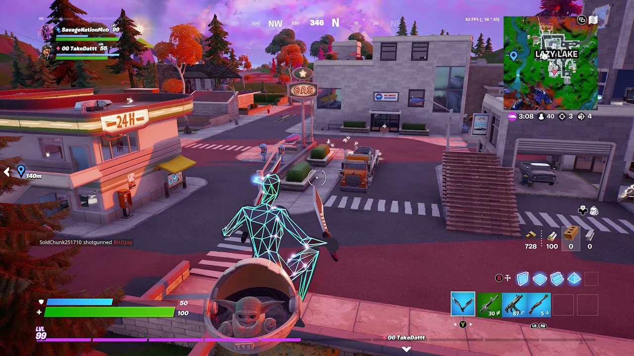 Fortnite "Iso" Skin Gameplay (No Commentary)