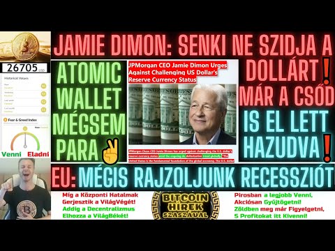 Bitcoin Hírek (1586) - Jamie Dimon: Senki Ne Szidja az USA DollártMár a CSŐD is el lett Hazudva Bitcoin Hírek (1586) - Jamie Dimon: Senki Ne Szidja az USA DollártMár a CSŐD is el lett Hazudva