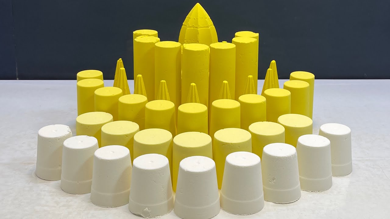 Crispy yellow baking soda