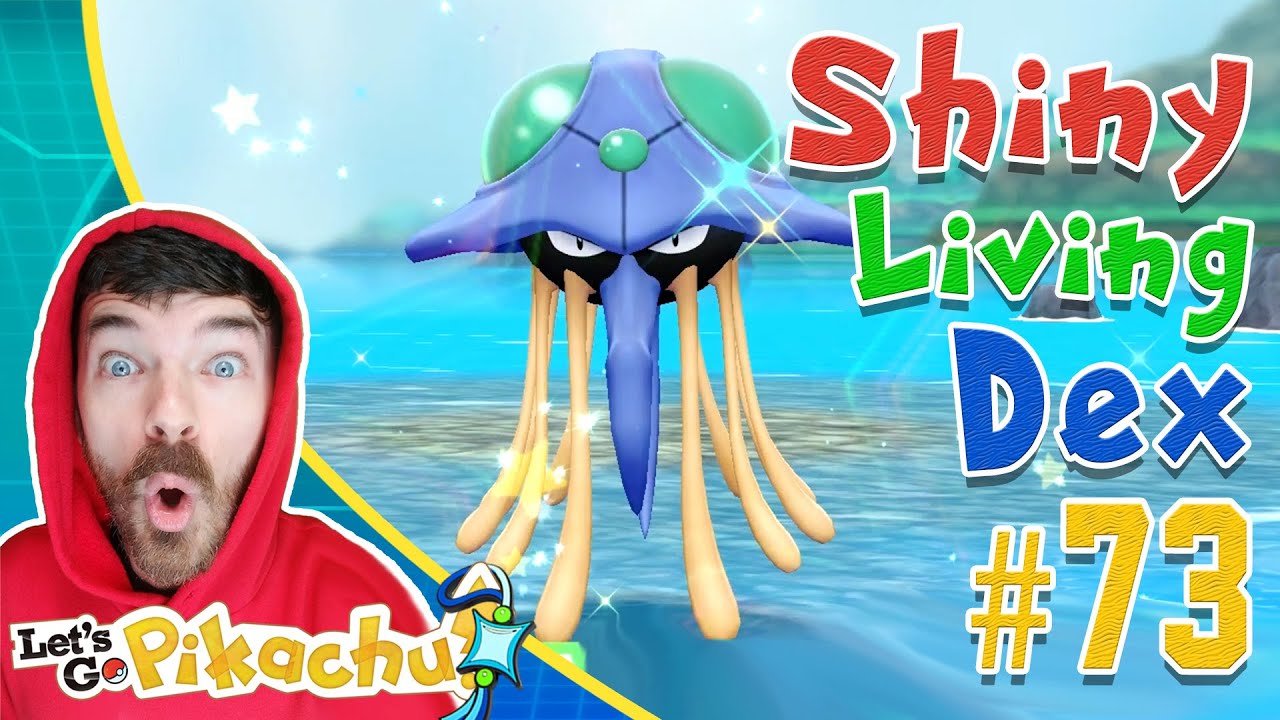 RANDOM SHINY TENTACRUEL CATCH! Pokemon Let's GO Pikachu Extreme Shiny Living Dex #73
