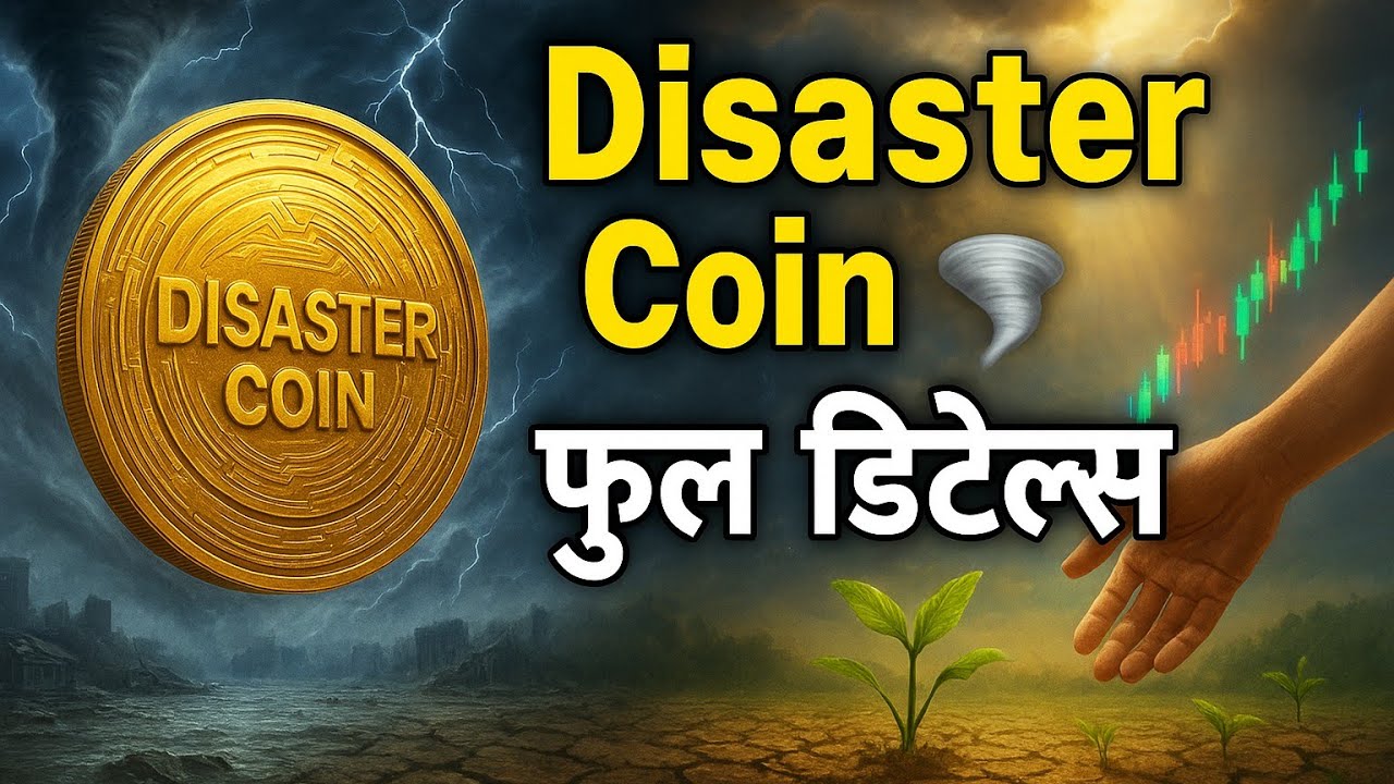 "Disaster Coin क्या है? 🌪 | फुल डिटेल्स | क्या ये बनेगा क्रिप्टो का रिलीफ हीरो?"