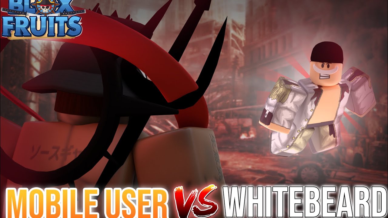 Blox Fruits Best Mobile Player Vs White Beard Who Is Stronger Roblox Youtube - roblox player blox