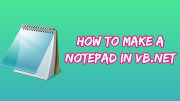 How To Make a Notepad In VB.NET || By Prince Tech